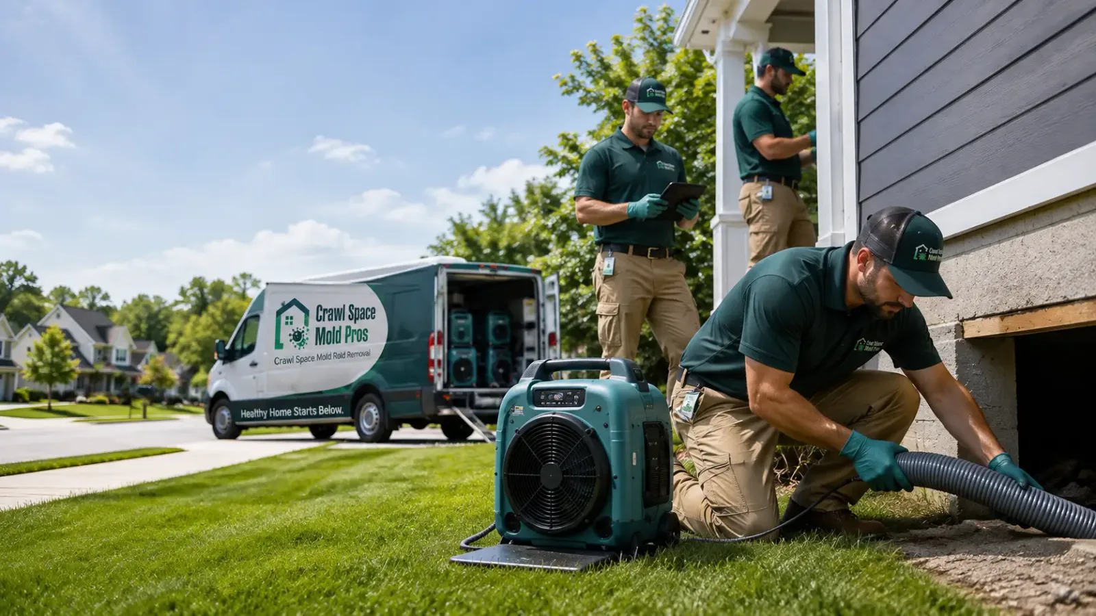 Crawl Space Mold Removal in North Hampton, OH
